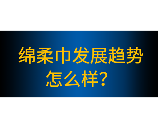 綿柔巾生產(chǎn)線有哪些性能特點，綿柔巾發(fā)展趨勢怎么樣？