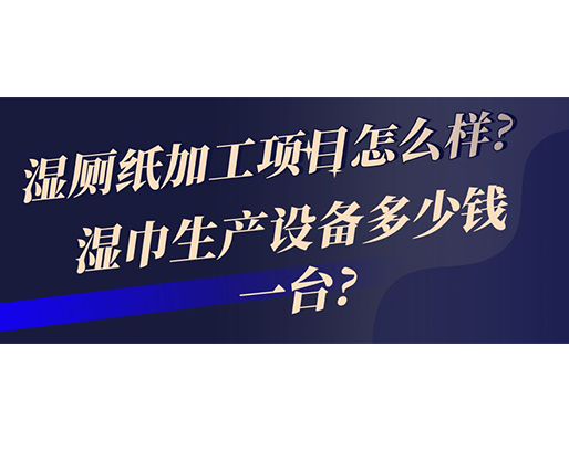 濕廁紙加工項(xiàng)目怎么樣? 濕巾生產(chǎn)設(shè)備多少錢一臺?