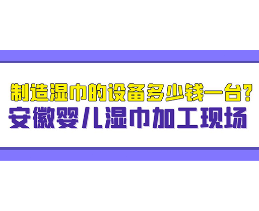 制造濕巾的設備多少錢一臺？安徽嬰兒濕巾加工現(xiàn)場