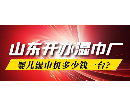 山東開辦濕巾廠，嬰兒濕巾機(jī)多少錢一臺?