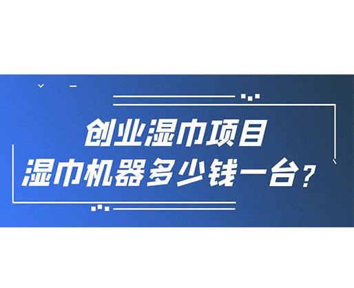 創(chuàng)業(yè)濕巾項目，濕巾機器多少錢一臺？